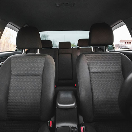 interior of a car 